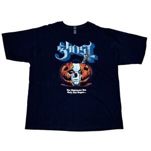 2016 Ghost Micheal Myers/ Papa Emeritus T-shirt Men's 2XL Rare 1st print Merch